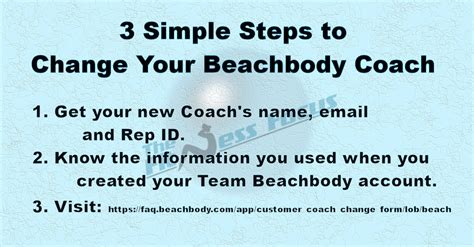 beachbody coach change form.